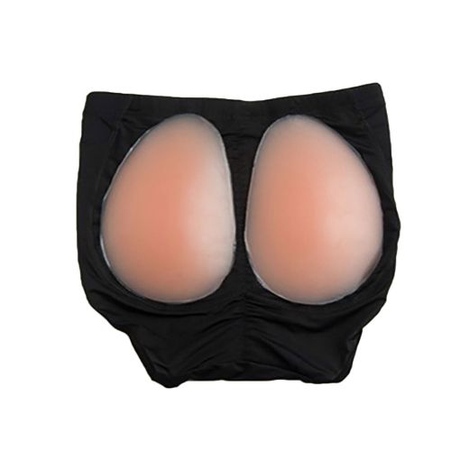 Fashion (black)Buttocks Shaper Panty Silicone Underwear Fake