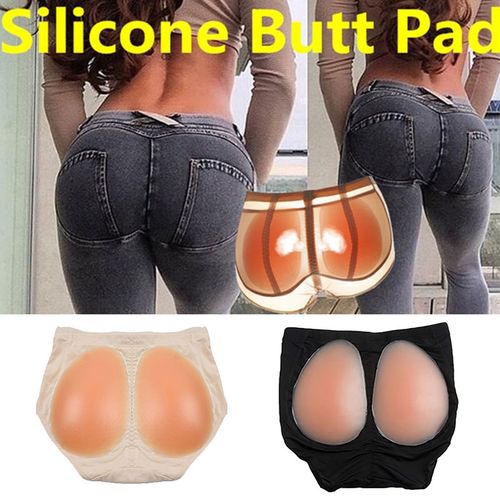 Fashion (black)Buttocks Shaper Panty Silicone Underwear Fake Buttocks  Padded Sexy Shapewear Silicone Pad Panty Seamless Women Hip Up JIN @ Best  Price Online