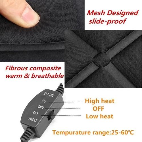 product_image_name-Generic-12V Universal Car Seat Heating Pad Winter Heater - Black-4