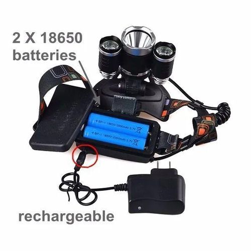 product_image_name-Generic-Rechargeable Waterproof 3xT6 LED Headlamp for Security Guards and Mechanics-4