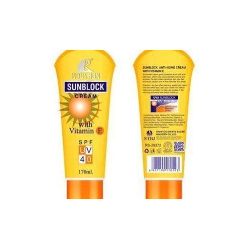 product_image_name-Roushun- SUNBLOCK CREAM WITH VITAMIN E  SPF 40 UV-180ml-1