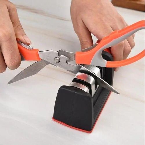 product_image_name-Generic-Kitchen Knife Sharpener 3 In 1 + Stainless Scissors + Peeler - Multicolor-4