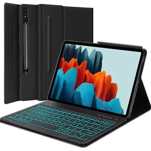 product_image_name-Generic-For Samsung Galaxy Tab S8 Plus/ S7 FE/ S7 Plus Wireless Keyboard Case 12.4"-2