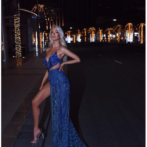 High slit sexy dress new arrivals