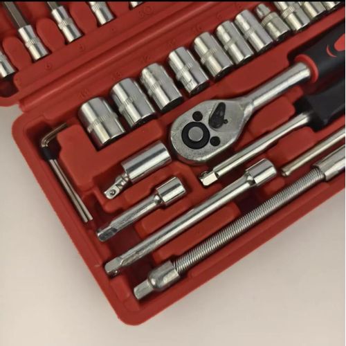 product_image_name-Mechanical-Toolkit-46 piece 1/4'' drive socket wrench set for every job-3