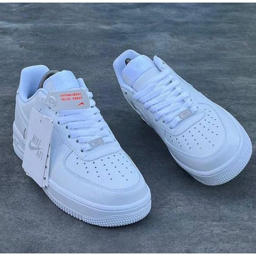 product_image_name-Fashion-White force 1 sneakers leather-1