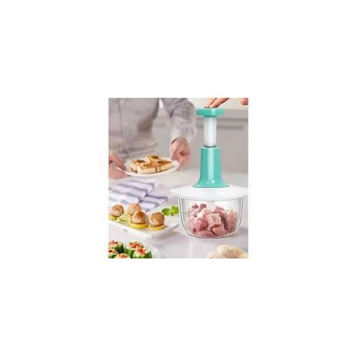 product_image_name-Generic-Manual Food Chopper – Hand-Powered Meat & Vegetable Cutter-1