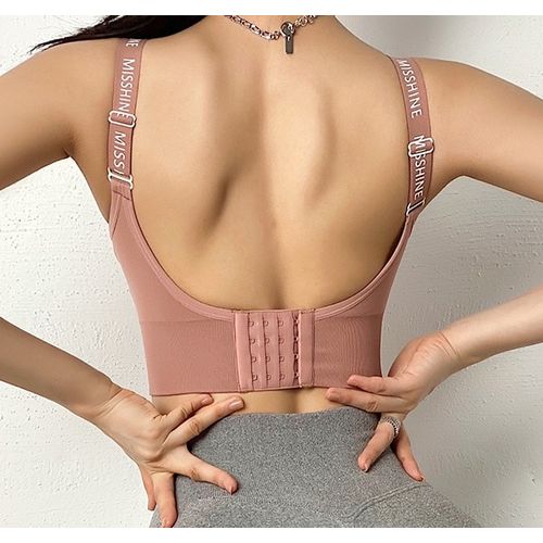 Fashion Underwear Shockproof Vest Girls Gym Shirt Sport Sportswear