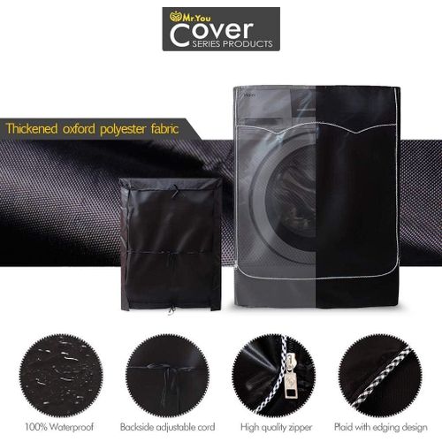 product_image_name-Generic-Washing Machine Cover,Washer/Dryer cover For Front-loading 85*65*60 Machine Waterproof--3
