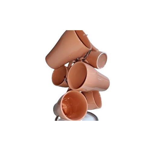 product_image_name-Ceramic-6pcs Long Mug Orange -1