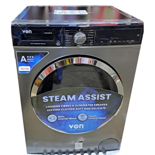 VON 10kg washing machine front load automatic washer 1yr warranty A+++ Energy rating- Maximum energy efficiency to reduce electricity usage