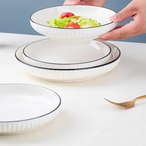 product_image_name-Generic-12PCS Japanese Dinner Set – 10.5” Dinner Plates & 8” Side Plates Combo-1
