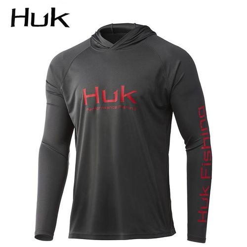 Generic HUK Fishing Hooded Clothing Men Long Sleeve Breathable Jersey Fishing  Wear Camisa Pesca Outdoor Sun Protection Fishing Shirts @ Best Price Online