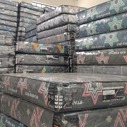 product_image_name-Fortress Mattress-5x6ft Fortress Premium Fiber Mattress (Random Color Dispatch) + 2pc Free Pillows - Orthopedic - Long Lasting - High Density- High Quality - Quilted Mattress-3