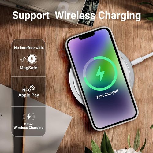 product_image_name-Generic-Soft Silicone Slim Fit Cover Anti-Scratch Shockproof Case for Apple iPhone 13 Pro Max - Grey-4