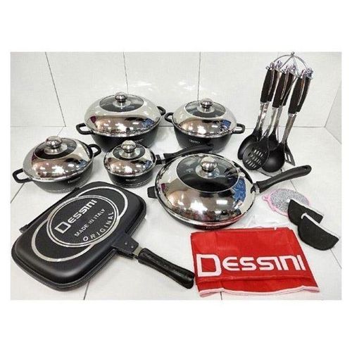 product_image_name-Dessini-23pcs Nonstick Long Lasting Cookware Set-1
