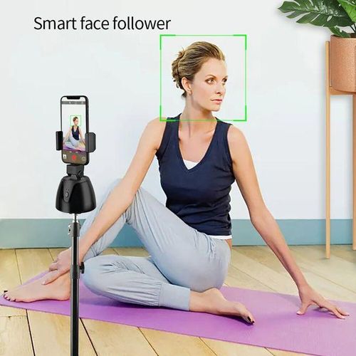 product_image_name-Generic- Robot Cameraman 360 Rotation Face Tracking Mobile Phone Holder All-in-one Smart Camera Automatic-3