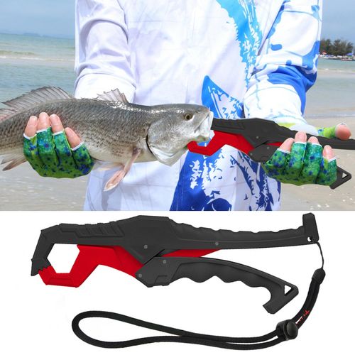 Generic Fish Grip Tool Fish Gripper Lip Keeper Unhooking Device Red Black @  Best Price Online