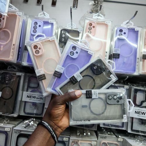 product_image_name-Generic-Classic Series MagSafe Cover with 9HD Back + Lens Protect for Samsung A06 - Purple-2