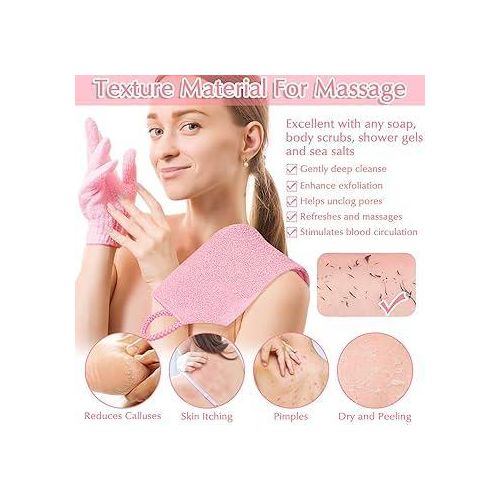 product_image_name-Generic-Exfoliating gloves + free exfoliating Back Cloth-2