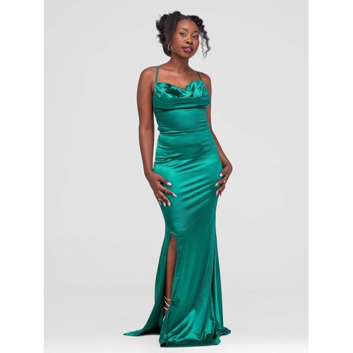 Satin occasion dress on sale
