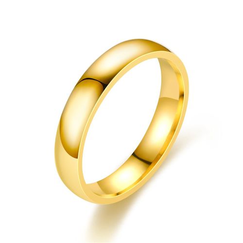 Simple Matte Finish Platinum & Rose Gold Couple Rings JL PT 634