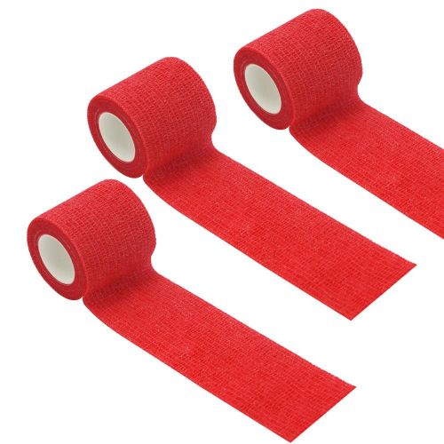 Generic 3 Rolls Stretchy Breathable and Self-Adhesive Bandages for