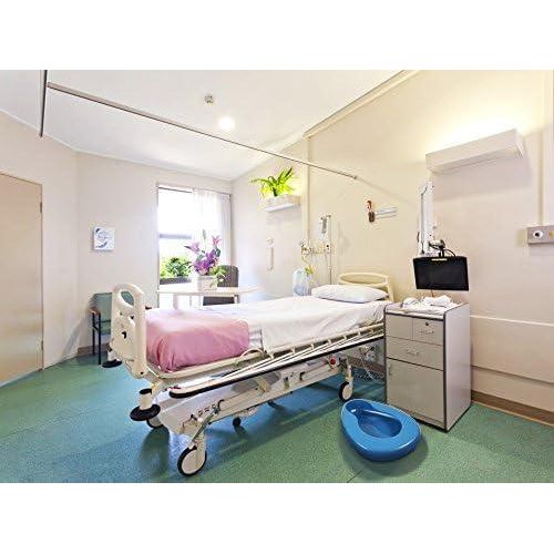 product_image_name-Generic-Bedpan for Elderly Females Heavy Duty Bed Pans for Elderly Men Women Thick Large Bedpans for Bedridden Patient Hospital Home Bed Pan Emergency Device (Blue)-5