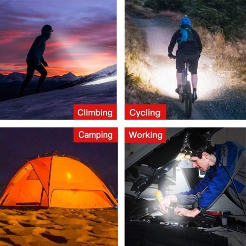 product_image_name-Generic-Cycling Headlight-Tailight+Rechargable Batteries+Charger-2