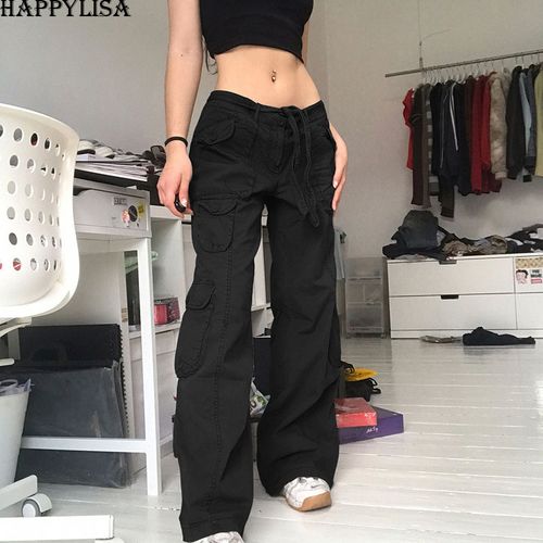  Trendy Wide Leg Pants Wome's Cargo Sweatpants Baggy