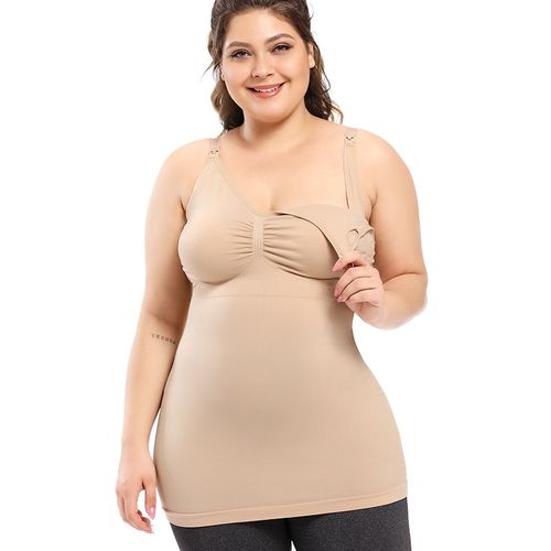 Fashion Women Postpartum Shapewear Wirefree Nursing Bra Cotton Breastfeeding  Underwear Vest Maternity Clothes Pregnancy Tank Top @ Best Price Online