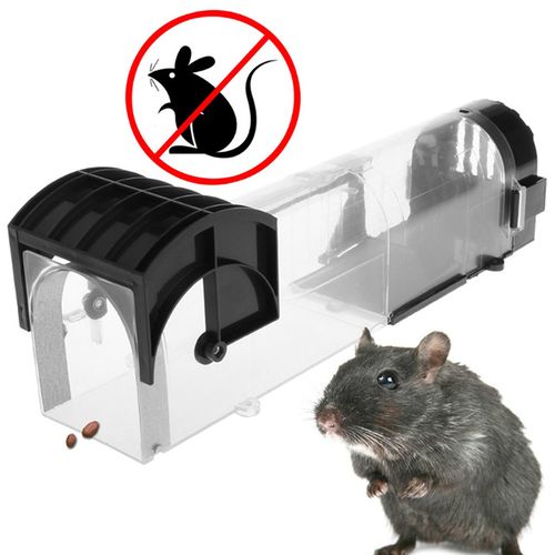 Smart Self-locking Mousetrap Safe Firm Transparent Household Mouse