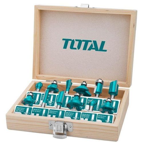 product_image_name-TOTAL-TACSR1121 12pcs Router bits  set(8mm)-1