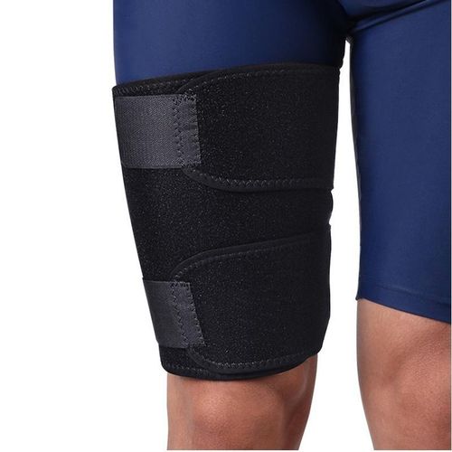 1Pcs Thigh Brace Hamstring Wrap Compression Sleeve Trimmer Support