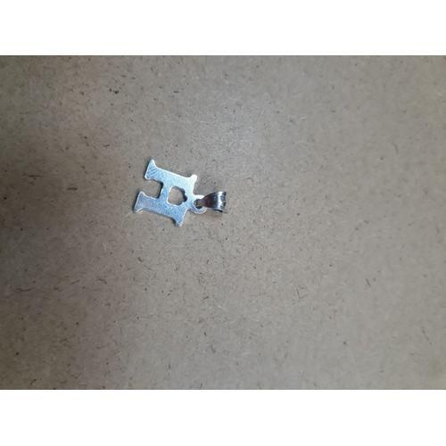 product_image_name-Fashion-Original/Pure Silver Necklace With  Letter H-2