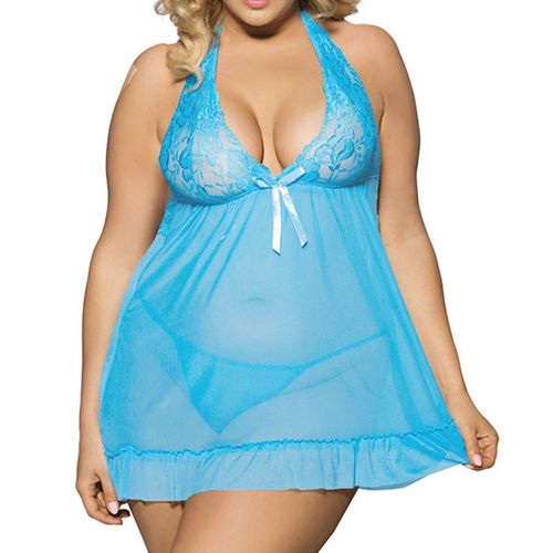 Sexy Sleepwear Large Size Night Dress Lingerie Plus Size Women