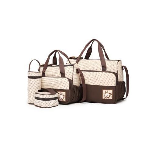 product_image_name-Generic-5 IN 1 BROWN BABY DIAPER BAG-1