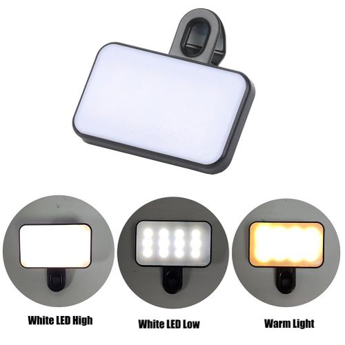 product_image_name-Generic-Portable Mini Selfie fill light rechargeable 3 modes adjustable brightness clip for mobile phone computer fill light-1