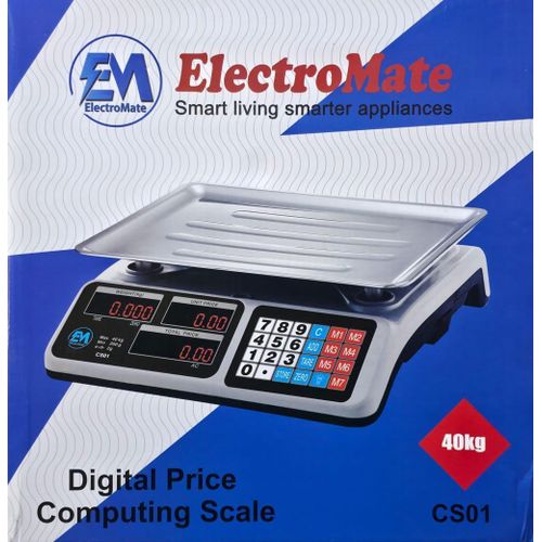 product_image_name-Generic-Electronic Digital Price Computing Scale - 40KG Capacity with Rechargeable Battery and Stainless Steel Platform-1