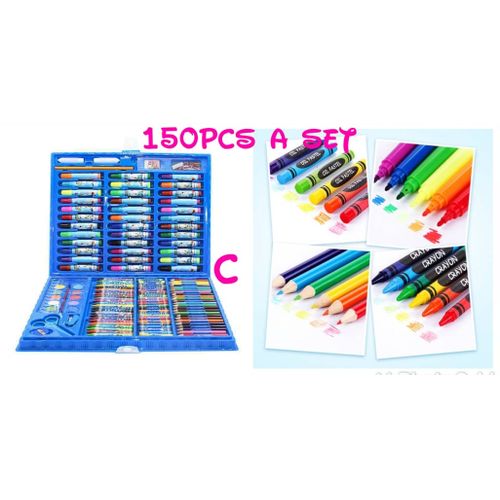 86/150pcs/set Drawing Tool Kit with Box Painting Brush Art Marker Water Color 86/150pcs/set Children Kids Boys Girls Painting Brush Art Marker Water