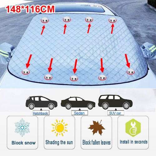 Generic (XDS9 Magnet L)Car Windshield Cover Snow Cover Car Windshield Cover  Snow Protector Ice Blocked Front Window Protector Exterior Auto Accessories  @ Best Price Online