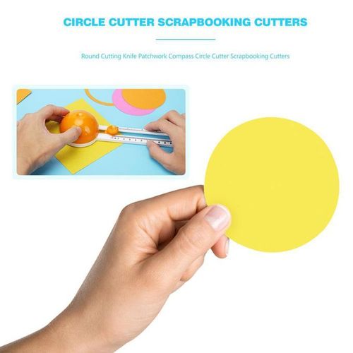 Circle Cutter for Paper, Circle Paper Cutter, Compass Cutter, Portable  Adjustable Rotary Circular Cutter Composite Paper, Home Office, Cardboard  Green