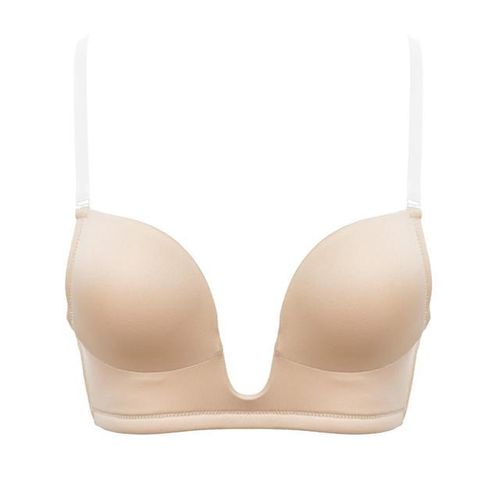 Push Up Bras for Women Padded Plunge Bralette Underwire Low Cut