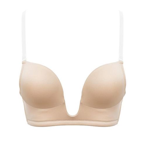 Clear Strap Underwire Bra