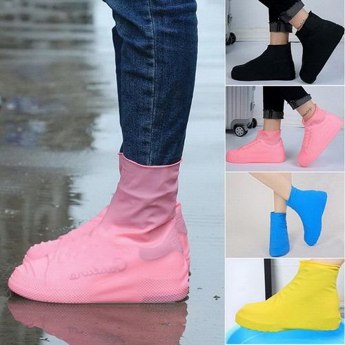 Fashion Reusable Silicone Shoe Cover Waterproof Non-slip Rain Boots