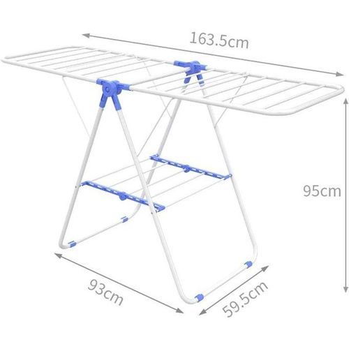 product_image_name-Generic-Hot Sale Drying Rack, Tumble Drying Rack Drying Rack Drying Rack Foldable Bilayer Large Capacity, MULTICOLOR-6