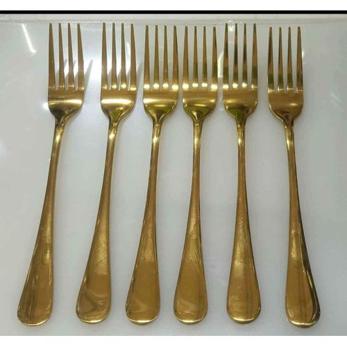 product_image_name-Generic-heavy Quality table sets stainless steel table forks gold .6pcs-1