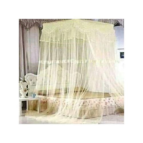 product_image_name-Generic-Square Top Decker Mosquito Net- Free Size- Cream-1