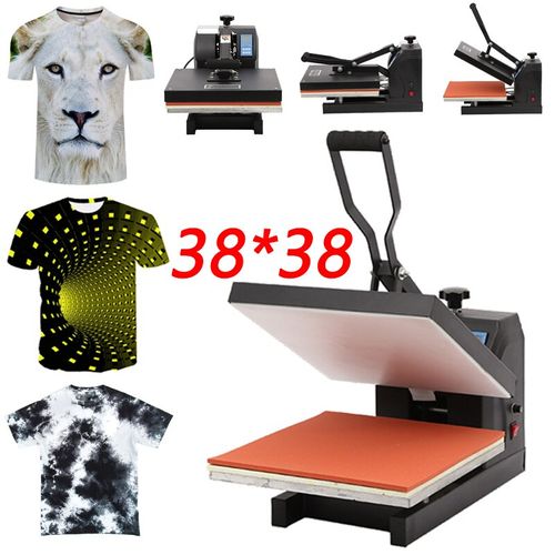 INTBUYING 16x24 Heat Press Machine Manual Clamshell Flat Transfer