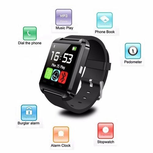 Generic Sceltech Bluetooth Smart Watch U80 For Iphone Ios Android Sm Best Price Online Jumia Kenya